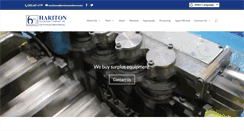 Desktop Screenshot of haritonmachinery.com